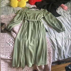 Green dress from SHEIN